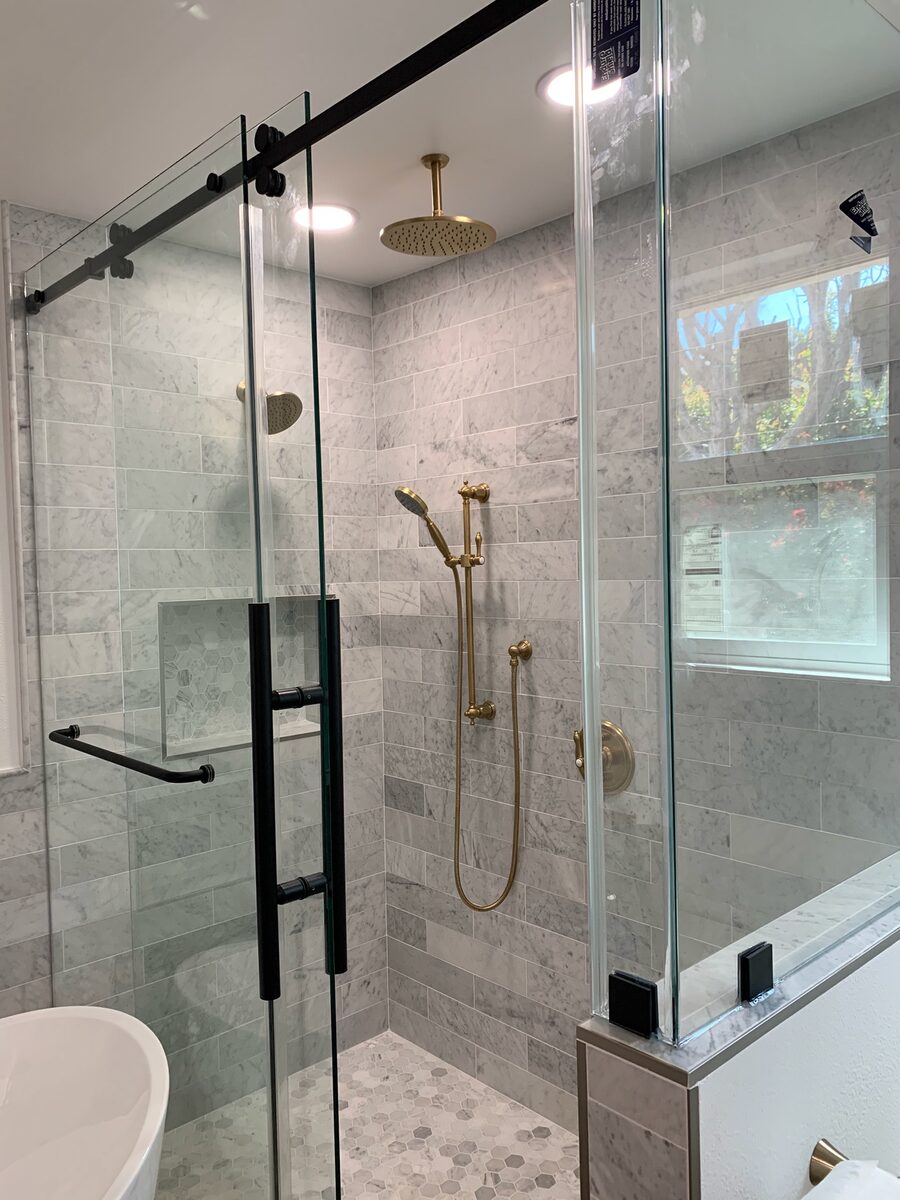 Agoura Hills Walk-In Shower by Maya Dana Construction โ Agoura Hills, CA