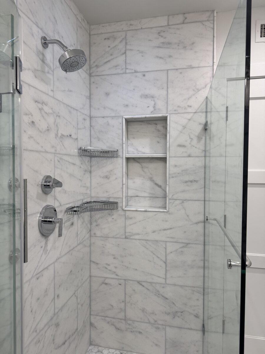 Thousand Oaks Tile Shower by Maya Dana Construction โ Thousand Oaks, CA